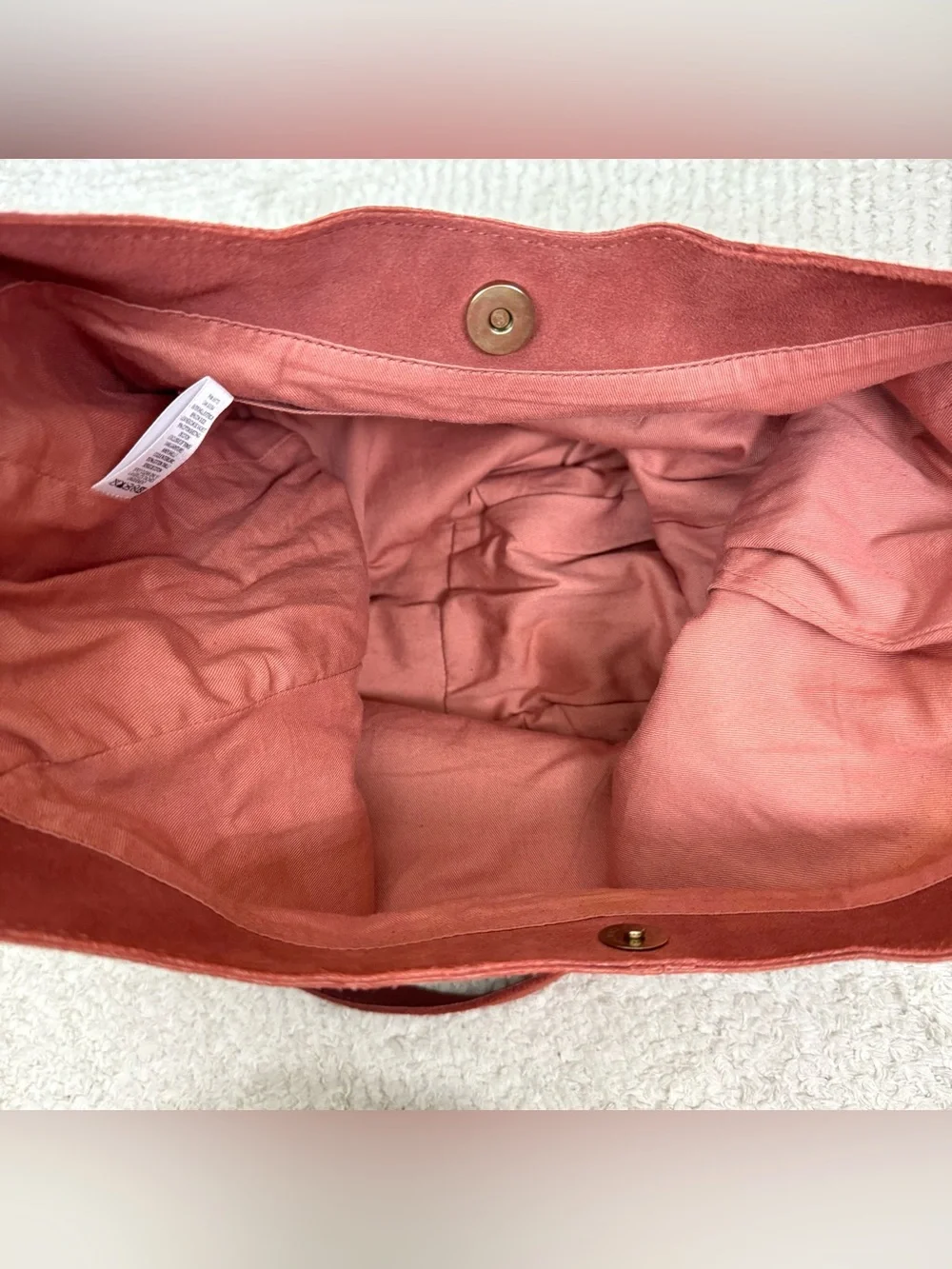 Anthropologie Nadia Suede Beaded Tassel Hobo Crossbody Bag Rust Orange